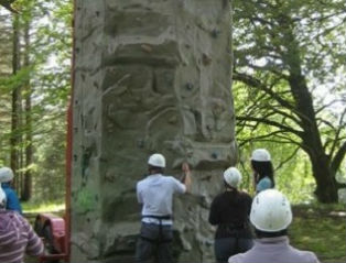 The mobile climbing wall