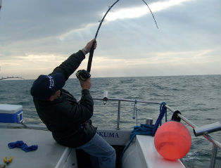 Fishing in Red Bay Cushendall Northern Ireland