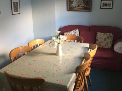 The Dining  Room in Trostan Cottage
